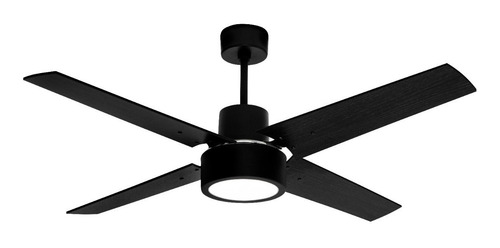 Imagen 3 de 6 de Ventilador Techo Madera Plafón Led Protalia Minimalista