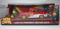 Comprar Jada Lucky The Leprechaun & 1959 Ford Anglia Lucky Charms Rojo