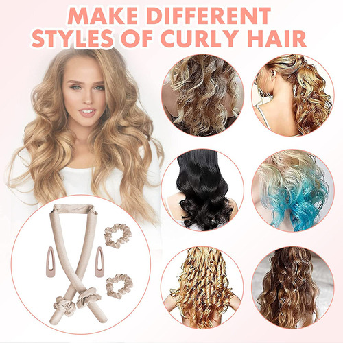Bh Rizador De Pelo Con Espuma Para Rizar El Cabello,