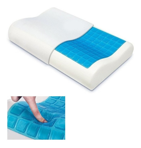 Combo X Dos Almohadas Memory Gel Duo Ortopédicas+ Funda