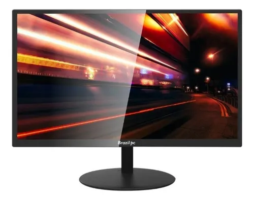 Monitor Led 19 Brazil Pc Hd Cor Preto