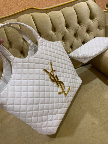 Bolsa Chanel Blanca De Lujo Givenchy Dior Versace Lv Gucci Blanco Lisa Níquel Blanco (Usado)