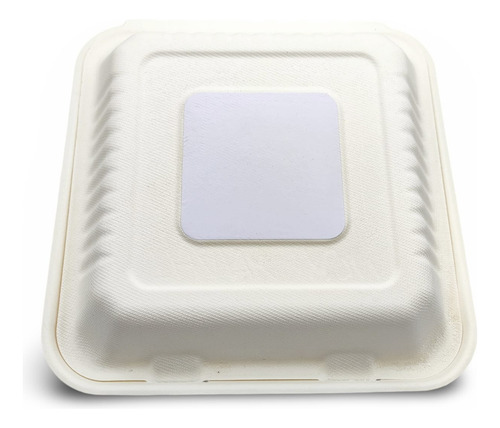 Contenedor Biodegradable 9x9 Bagazo De Caña 100 Pzs Especial