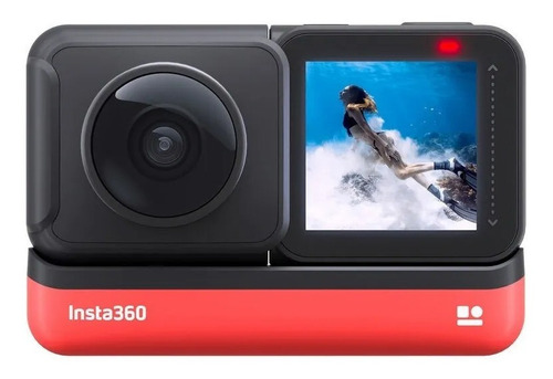 Imagen 1 de 3 de Videocámara Insta360 One R 360 Edition Standalone 5.7K negra y roja