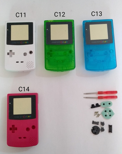 Imagem 6 de 8 de 1 Carcaça Game Boy Color, Advance Ou Sp + X Y + Borrachas