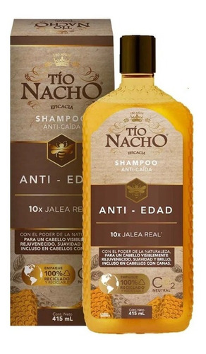 Shampoo Tio Nacho X 415ml. Anti-edad - mL a $106