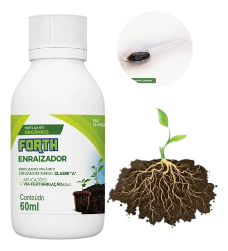 Adubo Fertilizante Forth Enraizador 60ml Raiz