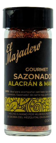 Sazonador Gourmet Con Alacrán Y Mango 125gr