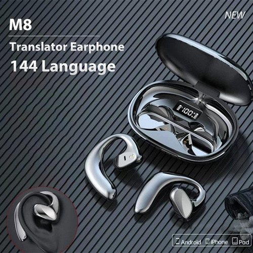 Auriculares De Traducción Inteligentes M8, 144 Idiomas