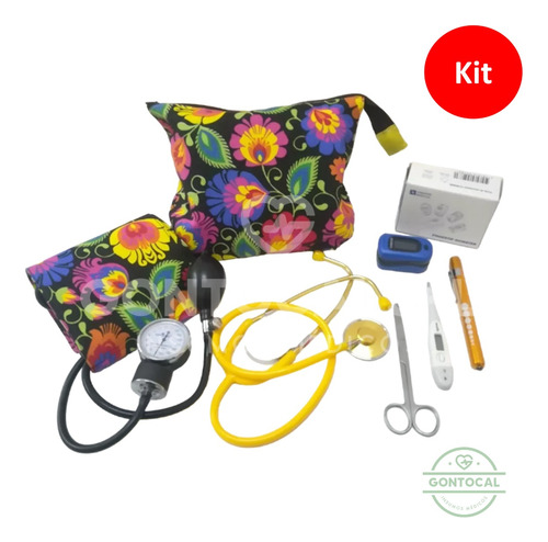 Kit De Enfermeria Adulto + Oximetro (keo07)