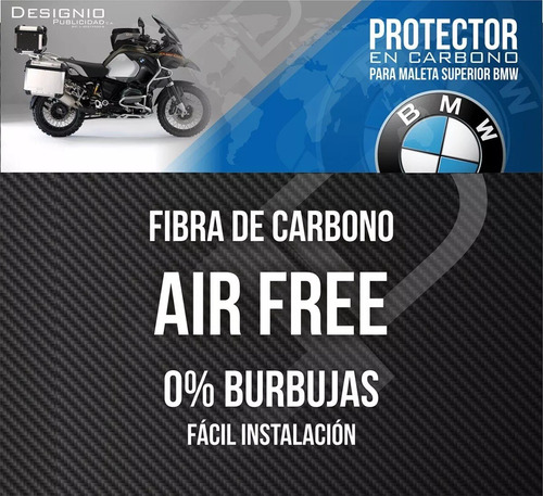 Imagen 3 de 7 de Laterales Maleta Superior Bmw Gs Fibra De Carbono Designpro