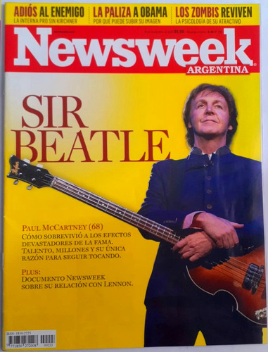 Paul Mccartney Revista Newsweek Argentina (nueva)