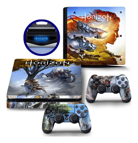 Skin Adesivo Ps4 Playstation 4 Slim Horizon