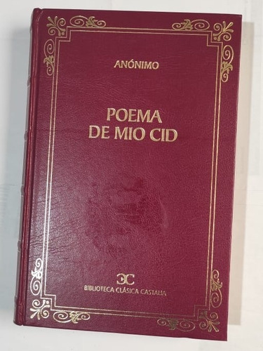 Libro Poema De Mio Cid