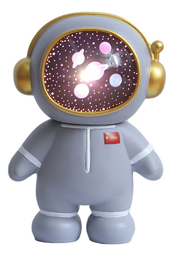 Hucha Astronauta Con Luces De Proyección Led Regalos Niños