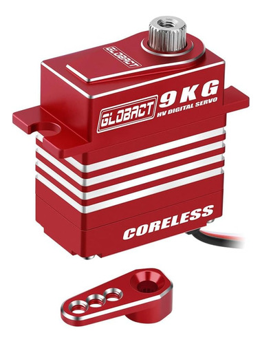 Globact Servo De Metal De 9 Kg Para Trx4m Con Brazo Servo Se