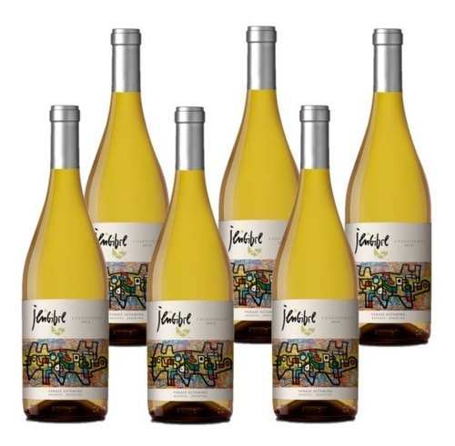 Vino Jengibre Chardonnay - caja X 6 Un - Finca Las Glicinas