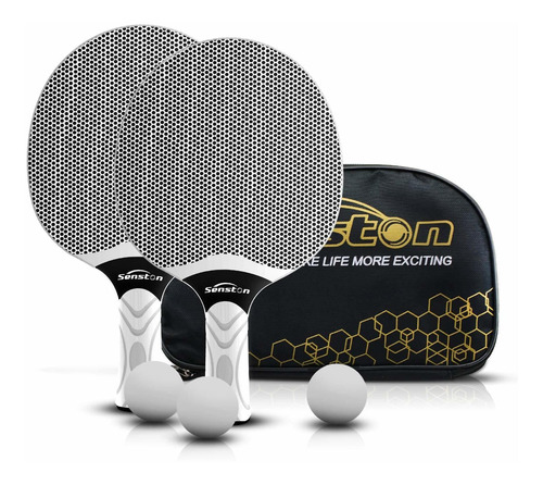 Juego Raqueta Tenis Mesa Profesional Pala Ping Pong Goma