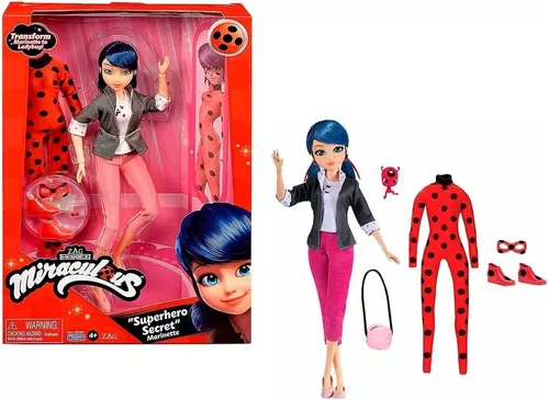 Boneca Miraculous Ladybug Superhero Secret Multikids BR1554