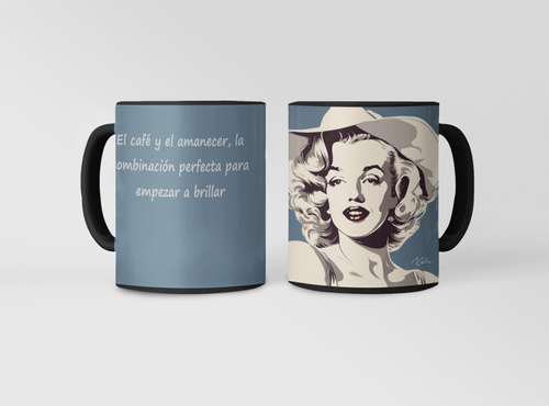 Taza Mágica Marilyn Monroe Elegancia Y Estilo Únicos