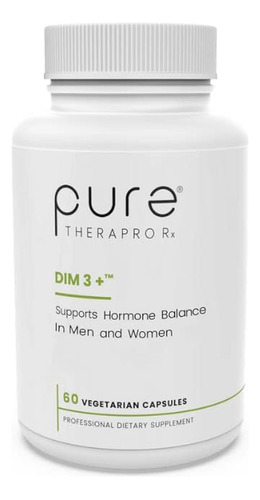 Therapro Rx Dim 3+ Puro | 60 Cápsulas Veganas - Suministro P