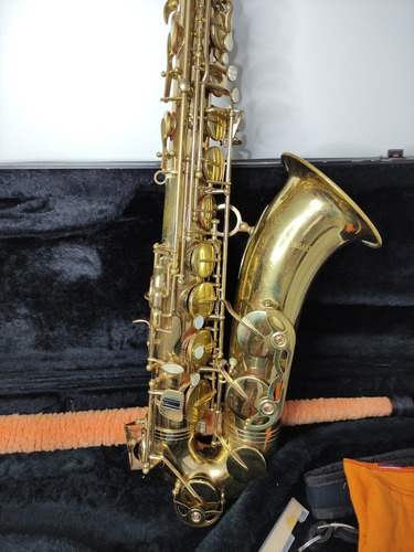 Imagem 5 de 7 de Saxofone Sib Tenor Baldasare Dourado Completo
