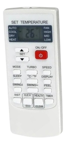 Control Remoto P/ Minisplit Benelux Ev1426r /aux/ykr-h-102e/