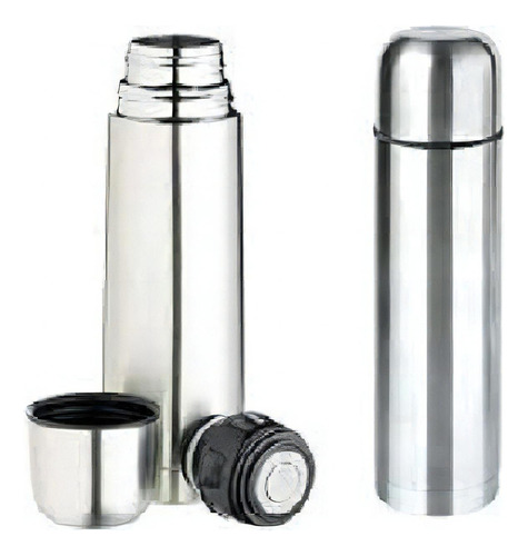 Garrafa Térmica Aço Inox 350ml Bebida Quente E Fria C/ Tampa