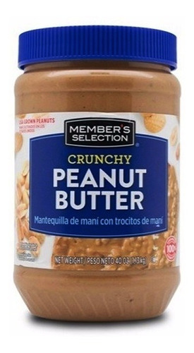 Imagen 1 de 1 de Mantequilla De Mani Para Untar Member Crunch