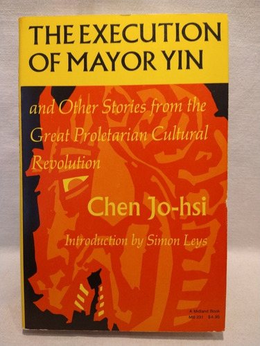 The Execution Of Mayor Yin - Chen Jo Hsi - Midland Book - B