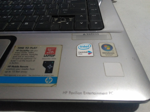 Notebook Hp Pavilon Dv6000 C/cargador Funcionando No Envio Negro (Usado)