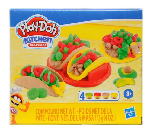 Imagem 1 de 3 de Massa De Modelar Play-doh Kitchen Comidinha Mexicana- Hasbro