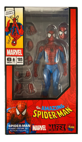 Spiderman Classic Costume Version Mafex 185 Medicom Toy 2022