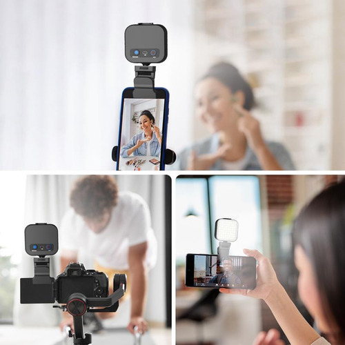 Computador De Vídeo Con Luz Led Recargable Para Selfies S
