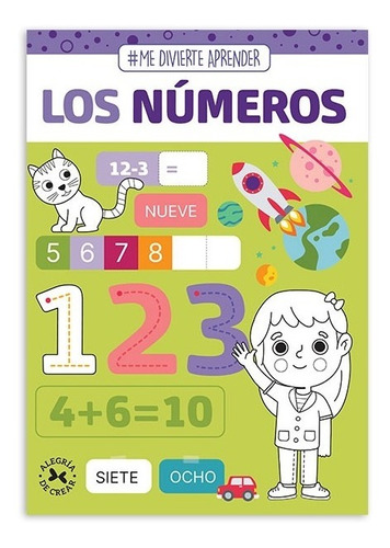 Libro Didáctico Para Niños Aprender Números Cuentas Ingenio