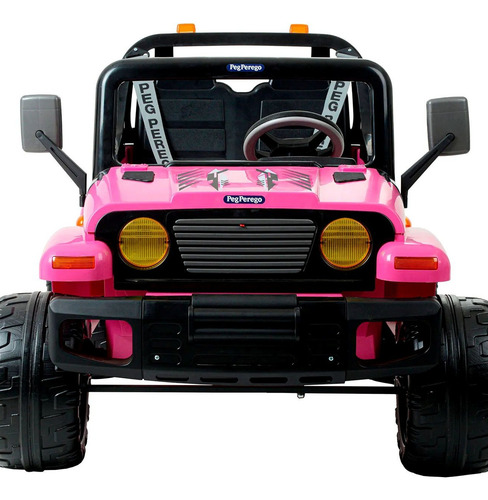 Carro Elétrico Infantil Jipe Ranger Rosa Peg Perego 12v