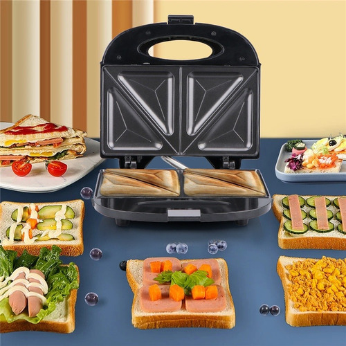 Sandwichera Eléctrica Parrilla Panini Antiadherente 750w