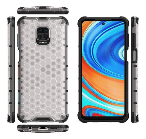 Funda + Cristal 9d Incluido Honey Comb Para Xiaomi