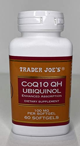 Trader Joes Coq10 Qh Ubiquinol Absorção Aprimorada 100mg 60