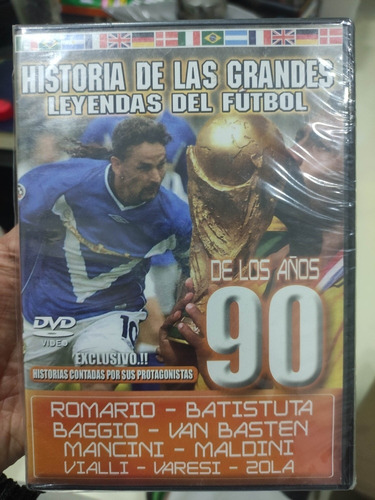 Dvd - Historia De Las Grandes Leyendas Del Fútbol De Los 90