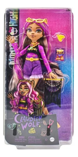 Monster High Clawdeen Wolf Con Accesorios 27cm Mattel