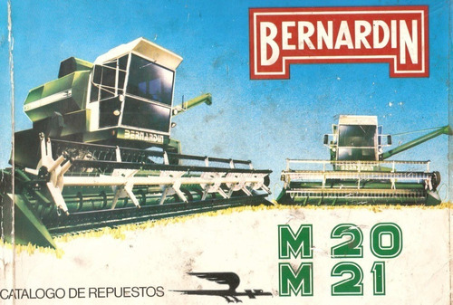 Manual De Repuestos Cosechadora Bernardin M20/m21