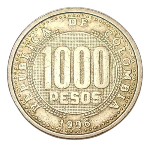 Colombia 1000 Pesos 1996 - Cultuta Sinu - Km#288 - Excelente