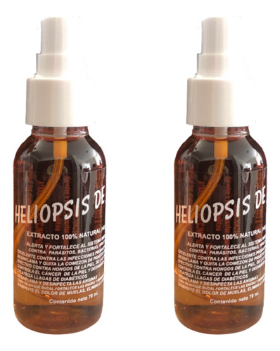 Heliopsis De Vida Extracto De Chilcuague 2 Piezas De 70 Ml