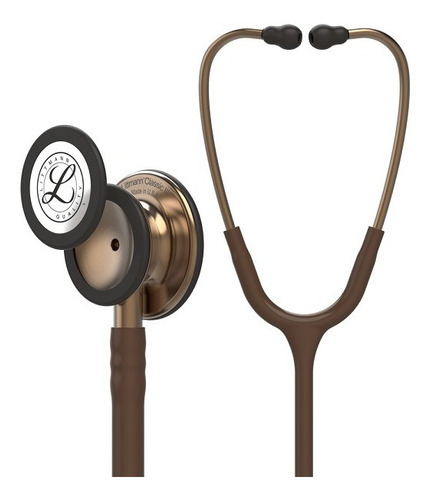 Estetoscopio 3M Littmann Classic con campana de doble cara color chocolate y cobre y acabado acero inoxidable