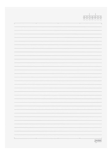 Caderno Espiral 1/4 Capa Dura Lisa 80 Folhas Stiff Jandaia