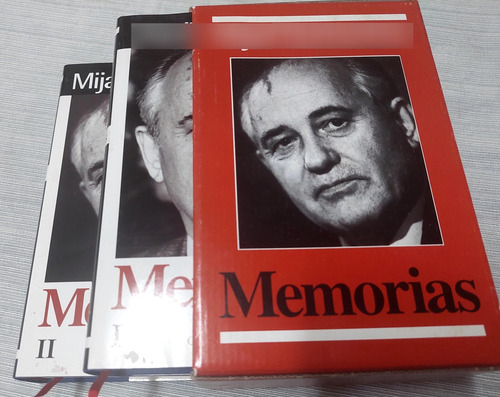 Memorias Mijail Gorbachov - 2 Tomos Tapa Dura Con Caja Nuevo