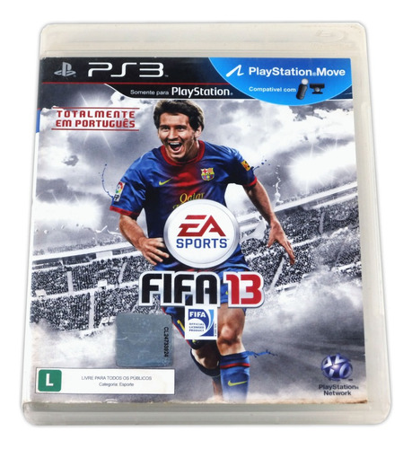 Fifa 13 Original Playstation 3 Ps3 Mídia Física