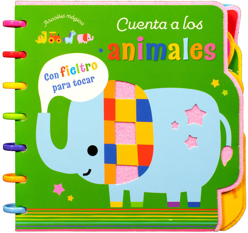 Arcoiris Magico: Cuenta a los animales: Cuento con textura arcoíris Magico: Cuenta a los animales, de Varios autores. Editorial Silver Dolphin (en español), tapa dura en español, 2022