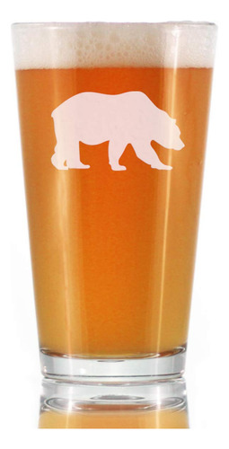 Bear Pint Glass For Beer - Regalos Temticos De Cabina O Deco